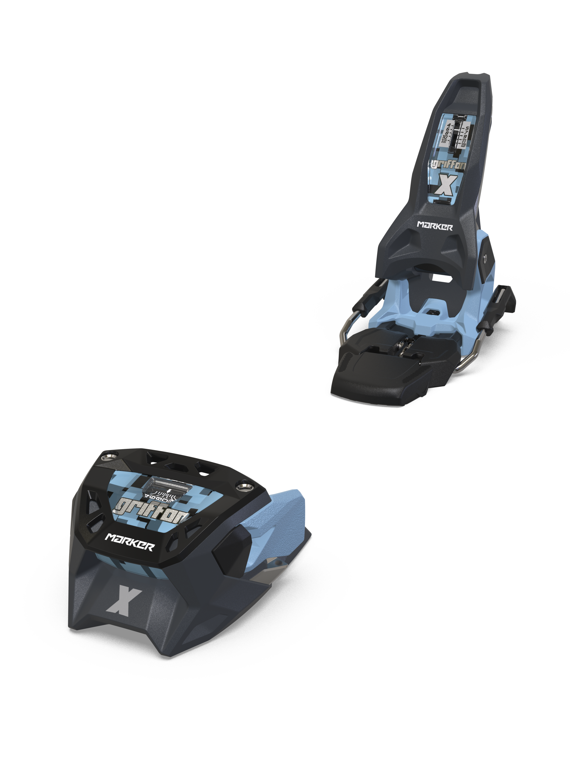 Marker Griffon X 13 Graphite/L.Blue Ski Bindings – Graphite/Light Blue