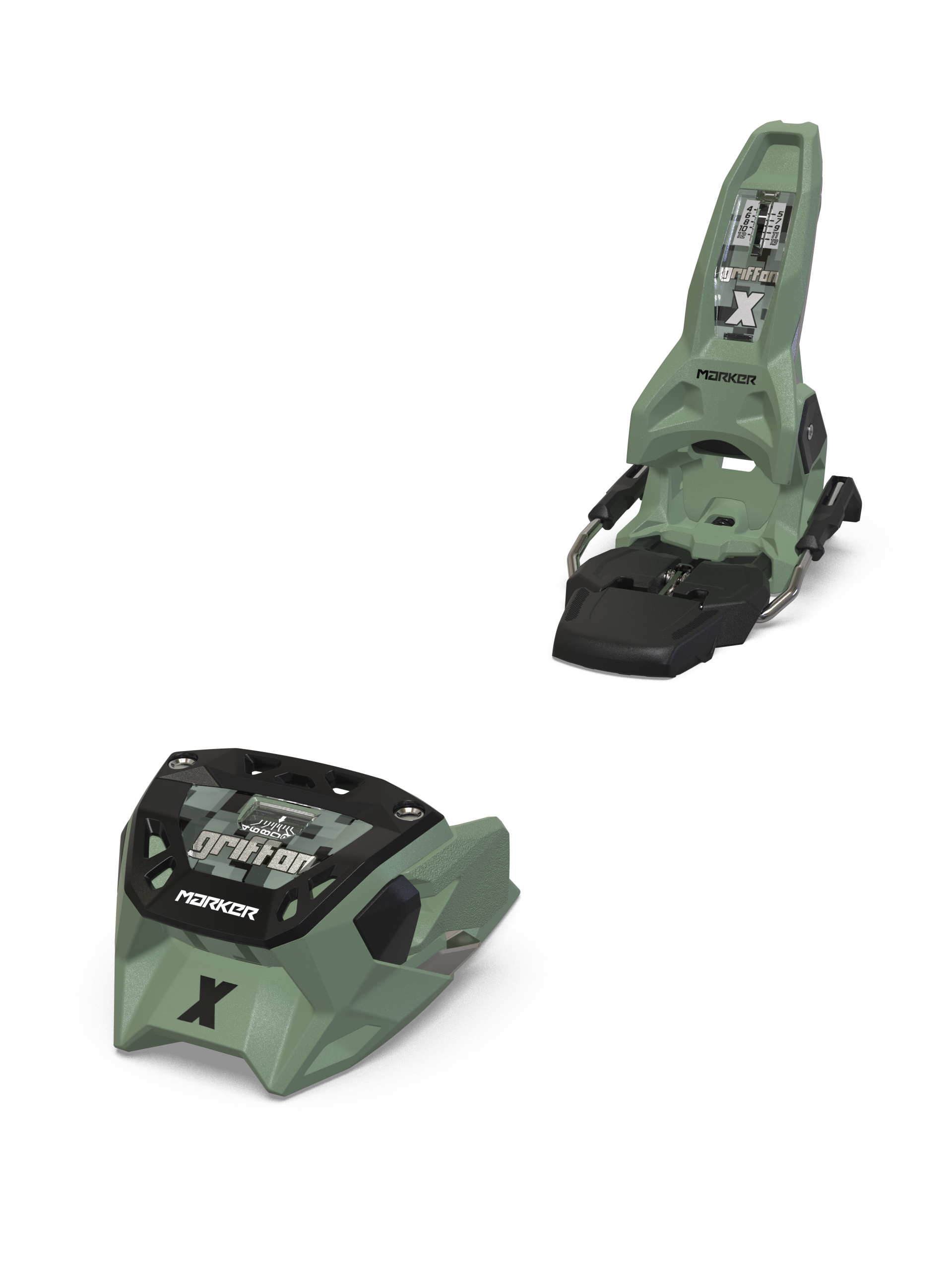 Marker Griffon X 13 Green/Black Ski Bindings – Green/Black