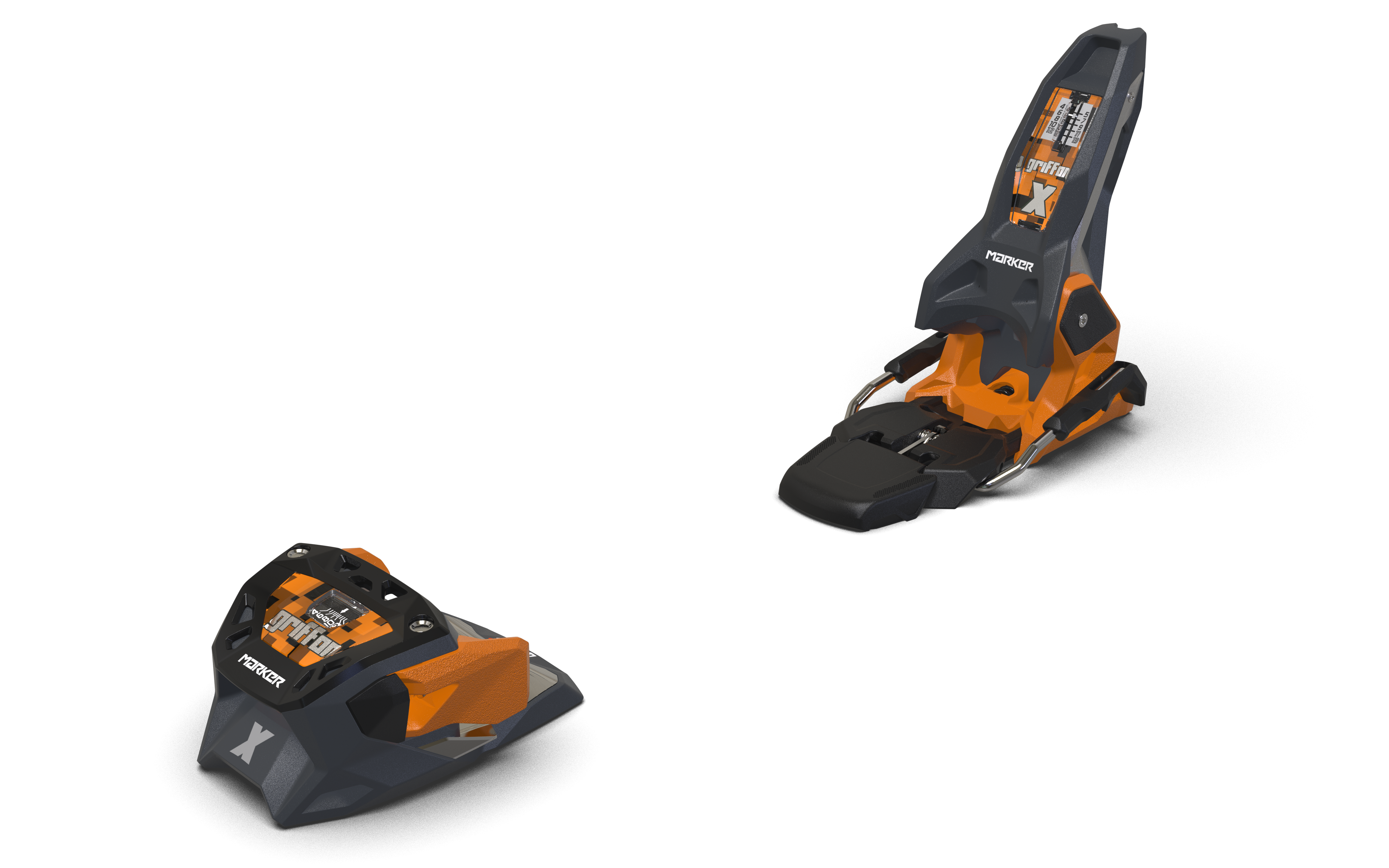 Marker Griffon X 13 Graphite/Orange Ski Bindings – Graphite/Orange